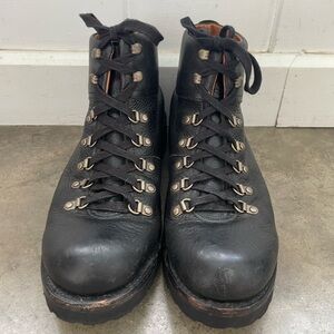 Mens Black Frye Hiking Boots Size 10.5